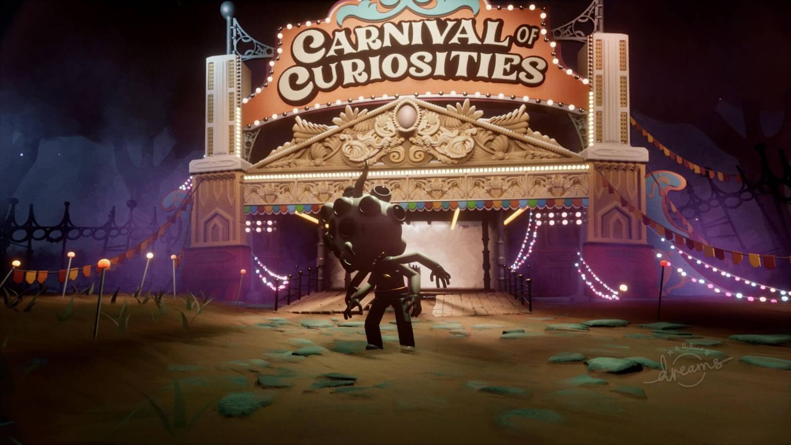 Screenshot of Dreams Ghost Train Carnival